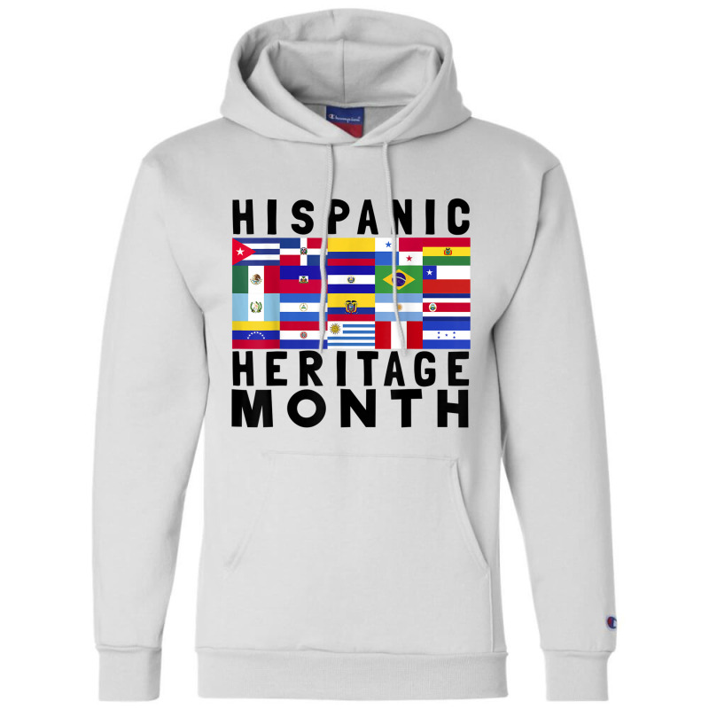 Latino American Hispanic Heritage Month Latin Flags 2021 T Shirt Champion Hoodie by hamlerf | Artistshot