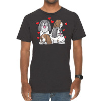 English Springer Spaniel T  Shirt English Springer Spaniel Dog Heart M Vintage T-shirt | Artistshot