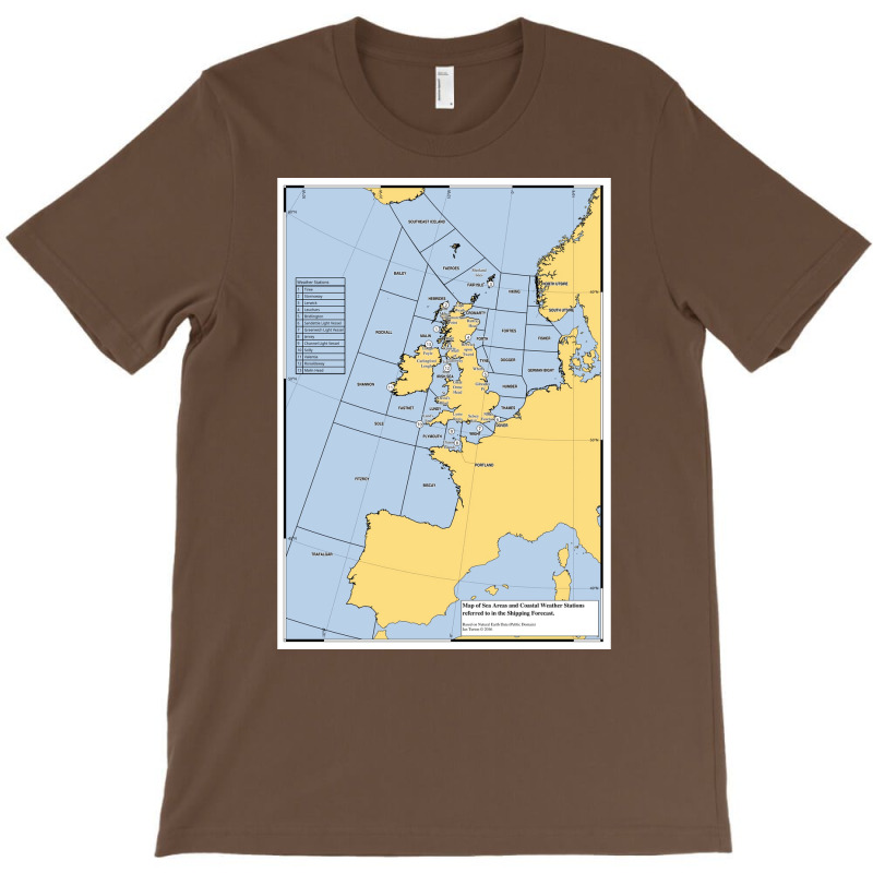 Uk Shipping Forecast Map  Nostalgia 80s Cute T-shirt | Artistshot