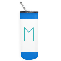 Viking Norse Rune Ehwaz Simple Turquoise Amp White  Cute Green Skinny Tumbler | Artistshot