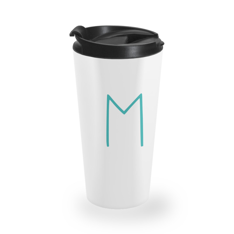 Viking Norse Rune Ehwaz Simple Turquoise Amp White  Cute Green Travel Mug by mondenmackina | Artistshot