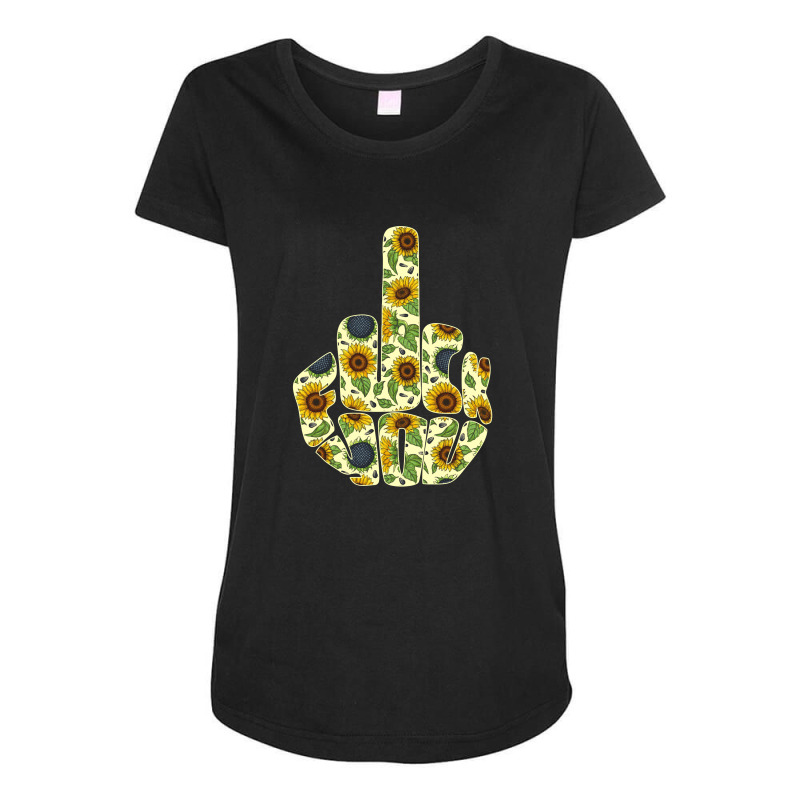 Fuck You Maternity Scoop Neck T-shirt by Gurkan | Artistshot