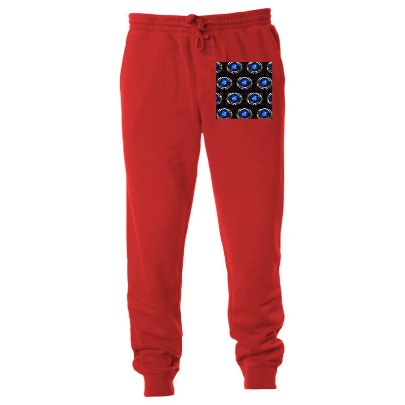 Space Fed Planets Emblem With Stars Repeating Pattern Poster Cool (1) Unisex Jogger | Artistshot