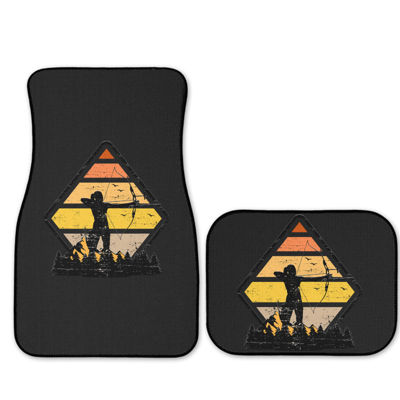 Archery Archery Girl Bow Hunting Shooting Full Set Car Mats | Artistshot