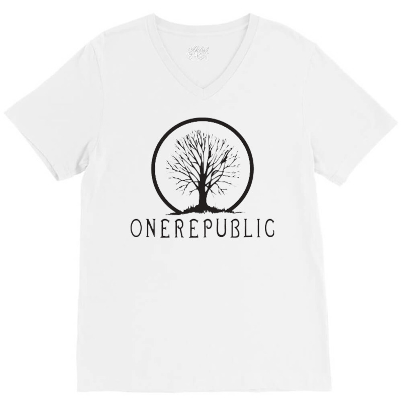 One Republic Tree V-Neck Tee by bahbutstenyd | Artistshot