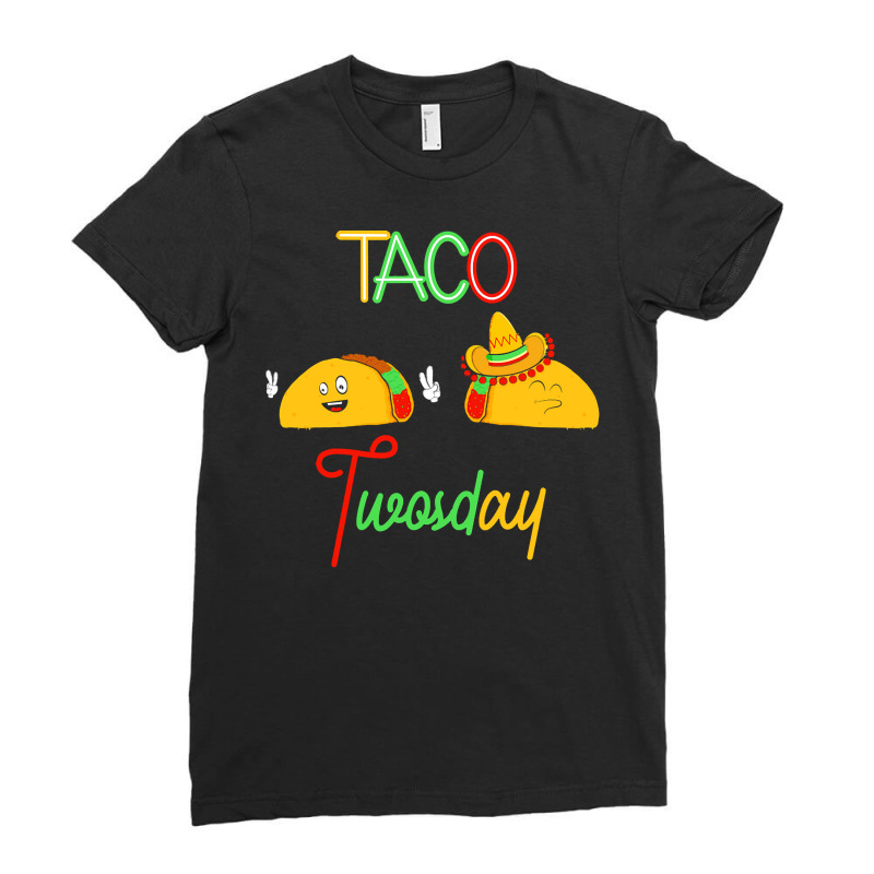 Food Lovers T  Shirt Taco Time Ladies Fitted T-Shirt by zschaefer144 | Artistshot