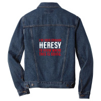 I've Seen Enough Heresy To Know Where This Is Going Wargaming Meme Men Denim Jacket | Artistshot