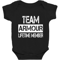 Armour Name Team Armour Lifetime Member Baby Bodysuit | Artistshot