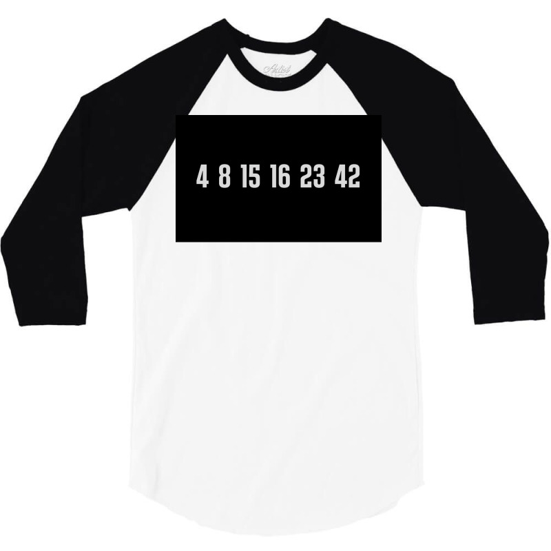 The Lost Numbers Grey Poster Boy (1) 3/4 Sleeve Shirt by venessstaatsb | Artistshot