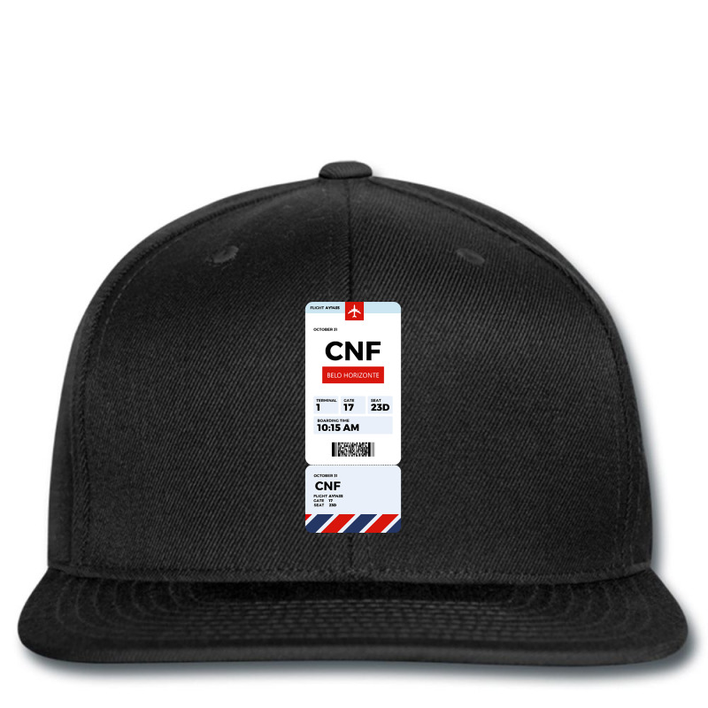 Belo Horizonte Boarding Pass Printed Hat | Artistshot