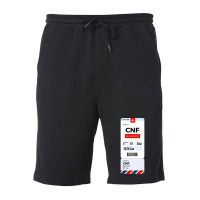 Belo Horizonte Boarding Pass Fleece Short | Artistshot