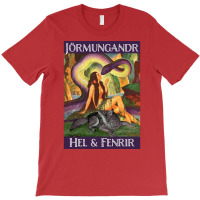 X27s Children Jormungandr Hel And Fenrir  Travel Humor T-shirt | Artistshot