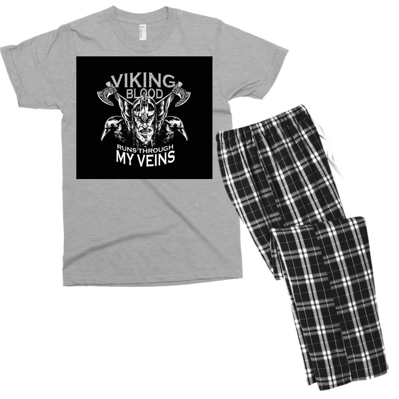 Viking Blood  Music Aesthetic Men's T-shirt Pajama Set | Artistshot