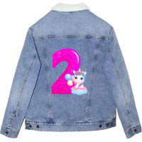 Kopie Von Surfing Paradise Miami 29 Unisex Sherpa-lined Denim Jacket | Artistshot