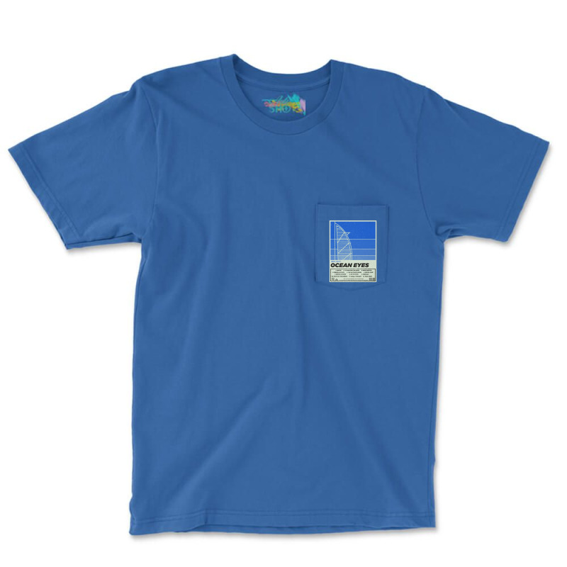 Owl City   Ocean Eyes Retro Poster Pocket T-Shirt by bahbutstenyd | Artistshot