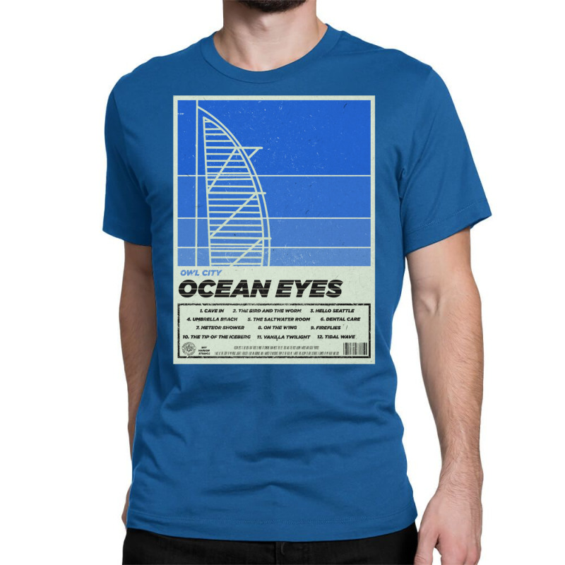 Owl City   Ocean Eyes Retro Poster Classic T-shirt by bahbutstenyd | Artistshot