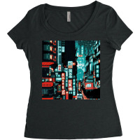 City Night Women's Triblend Scoop T-shirt | Artistshot