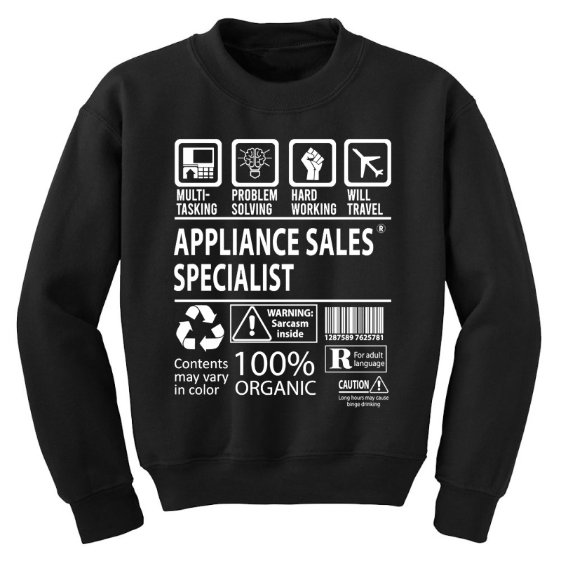 Appliance Sales Specialist - Multitasking Youth Sweatshirt by rentsabotage035@gmail.com | Artistshot