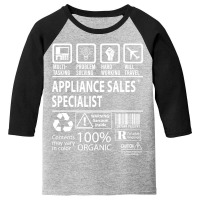 Appliance Sales Specialist - Multitasking Youth 3/4 Sleeve | Artistshot