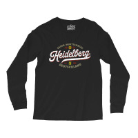 Heidelberg Germany - Vintage Souvenir Travel Heidelberg Long Sleeve Shirts | Artistshot