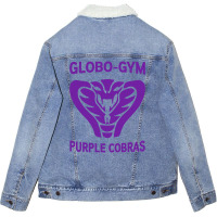 Globo Gym Costume Unisex Sherpa-lined Denim Jacket | Artistshot