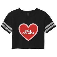 I Heart Pina Colada Scorecard Crop Tee | Artistshot