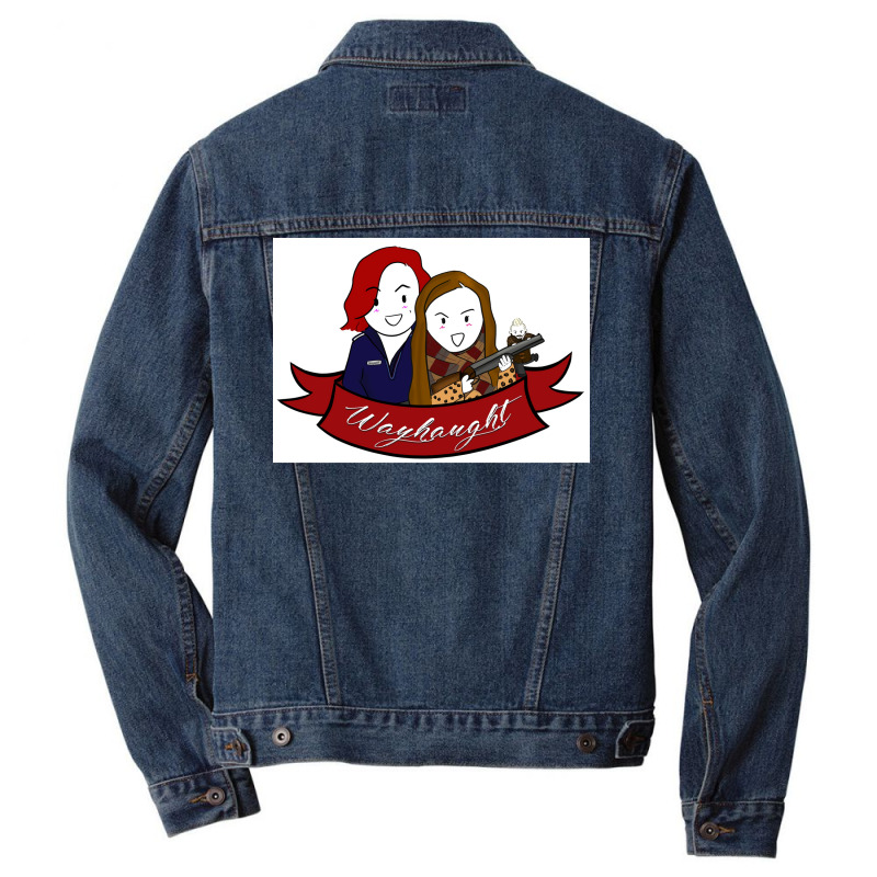 Wayhaught Poster 80s (1) Men Denim Jacket by venessstaatsb | Artistshot