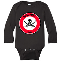 Beaufort North Carolina Long Sleeve Baby Bodysuit | Artistshot