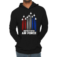 Air Force Flyover T-shirt Veterans Day 4th Of July Gift Lightweight Hoodie | Artistshot