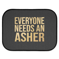 Asher Name-fkntm Rear Car Mat | Artistshot