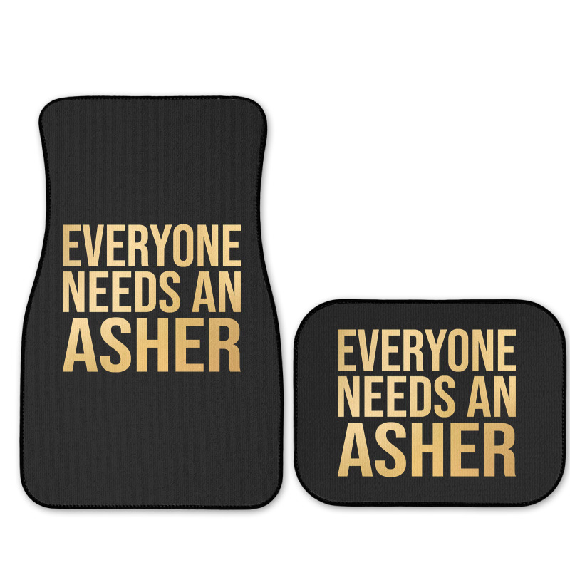 Asher Name-fkntm Full Set Car Mats | Artistshot