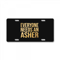 Asher Name-fkntm License Plate | Artistshot