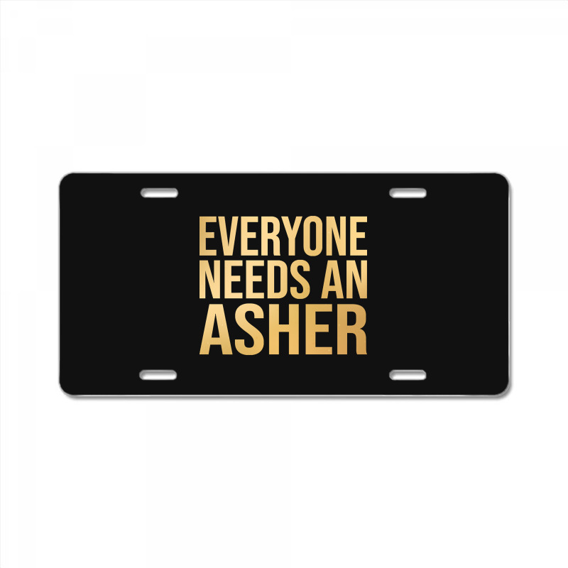 Asher Name-fkntm License Plate | Artistshot