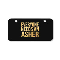 Asher Name-fkntm Bicycle License Plate | Artistshot