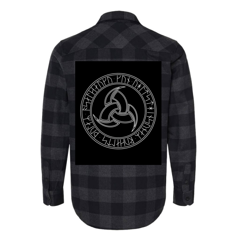 Viking Triskelion Norse Triskel Or Triskele  Cool 80s Flannel Shirt | Artistshot