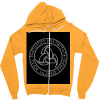 Viking Triskelion Norse Triskel Or Triskele  Cool 80s Zipper Hoodie | Artistshot