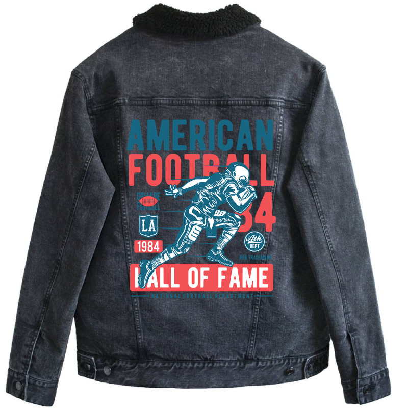 American Football-d5afw Unisex Sherpa-lined Denim Jacket | Artistshot