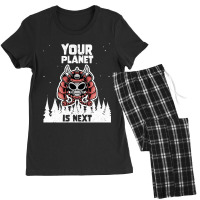 Alien Galaxy Science Space Lover Your Planet Is Next-yfgyr Women's Pajamas Set | Artistshot