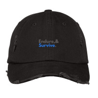 Endure And Survive Vintage Cap | Artistshot