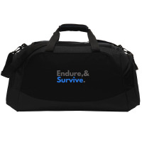 Endure And Survive Active Duffel | Artistshot