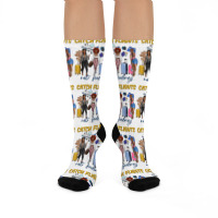 Catch Flights Not Feelings Crew Socks | Artistshot