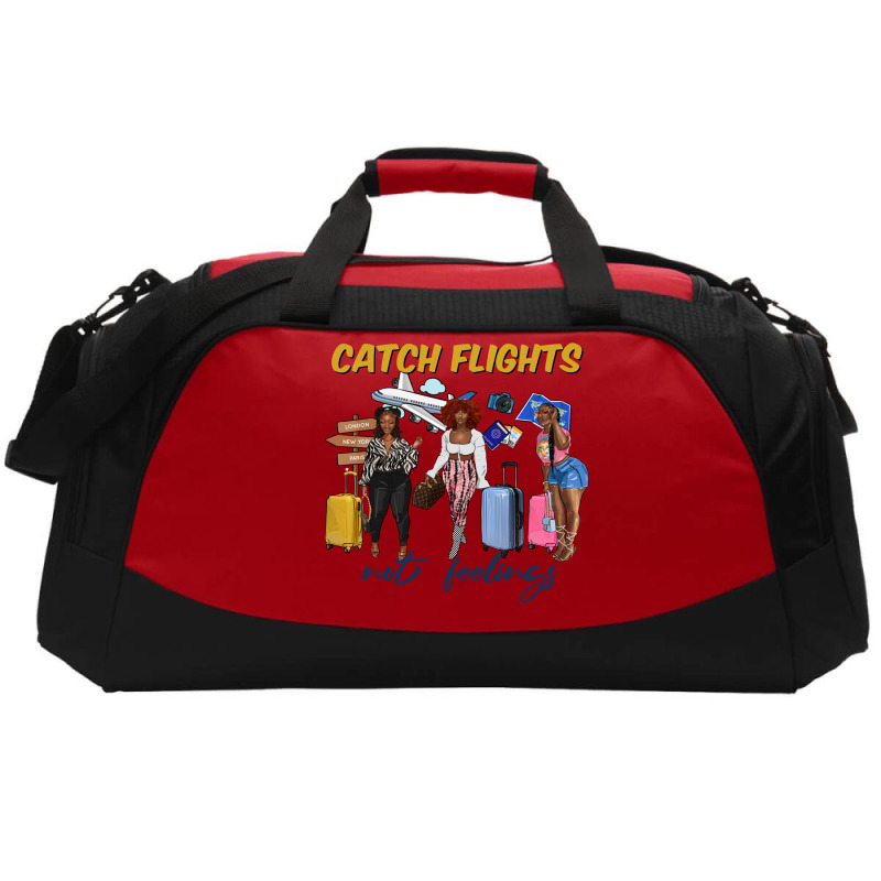 Catch Flights Not Feelings Active Duffel | Artistshot