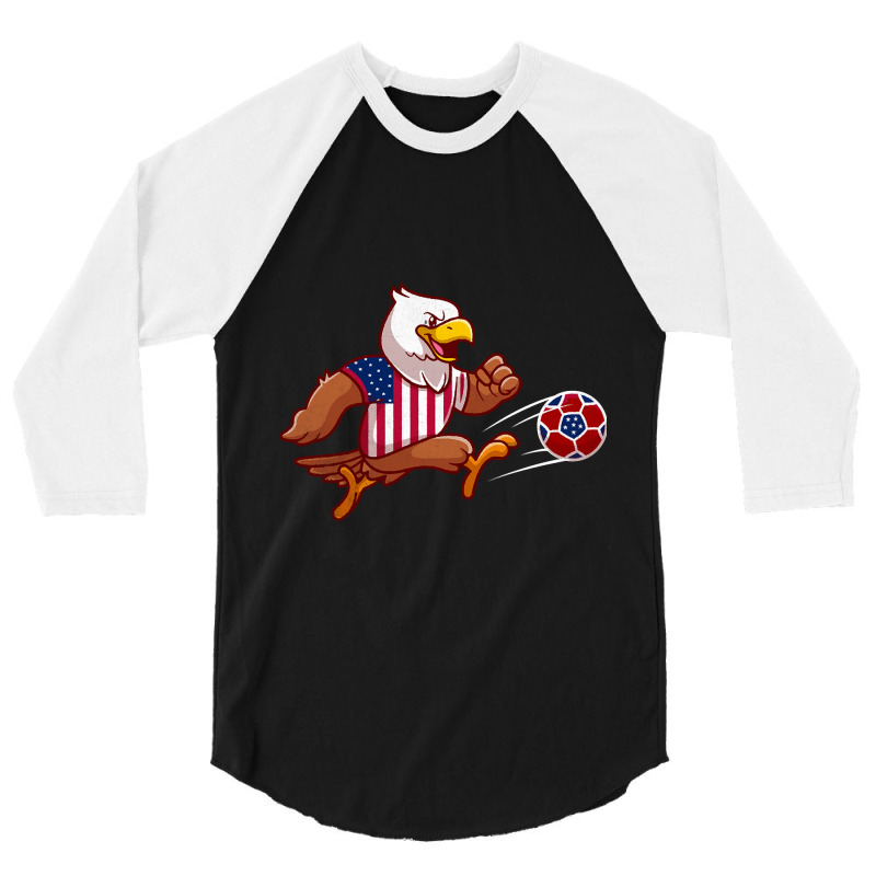 America Soccer 3/4 Sleeve Shirt by stumbledfeatures425 | Artistshot