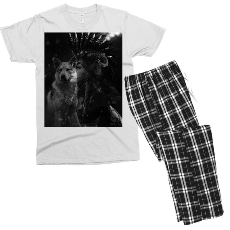 Warrior Wolf  Love 80s Men's T-shirt Pajama Set | Artistshot