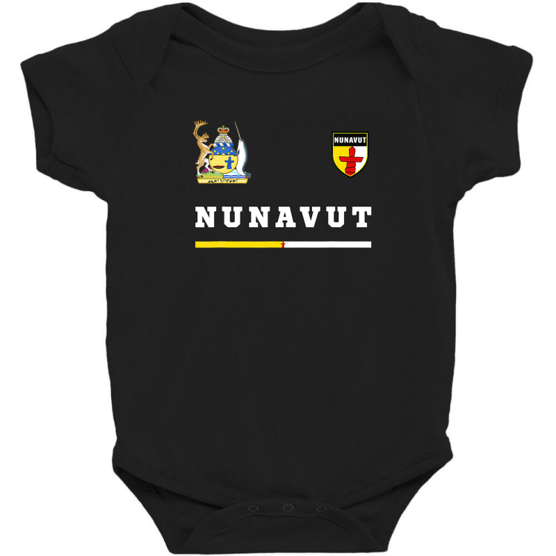 Nunavut Soccer/sports Flag National Pride Gift Baby Bodysuit by martiamuracit | Artistshot