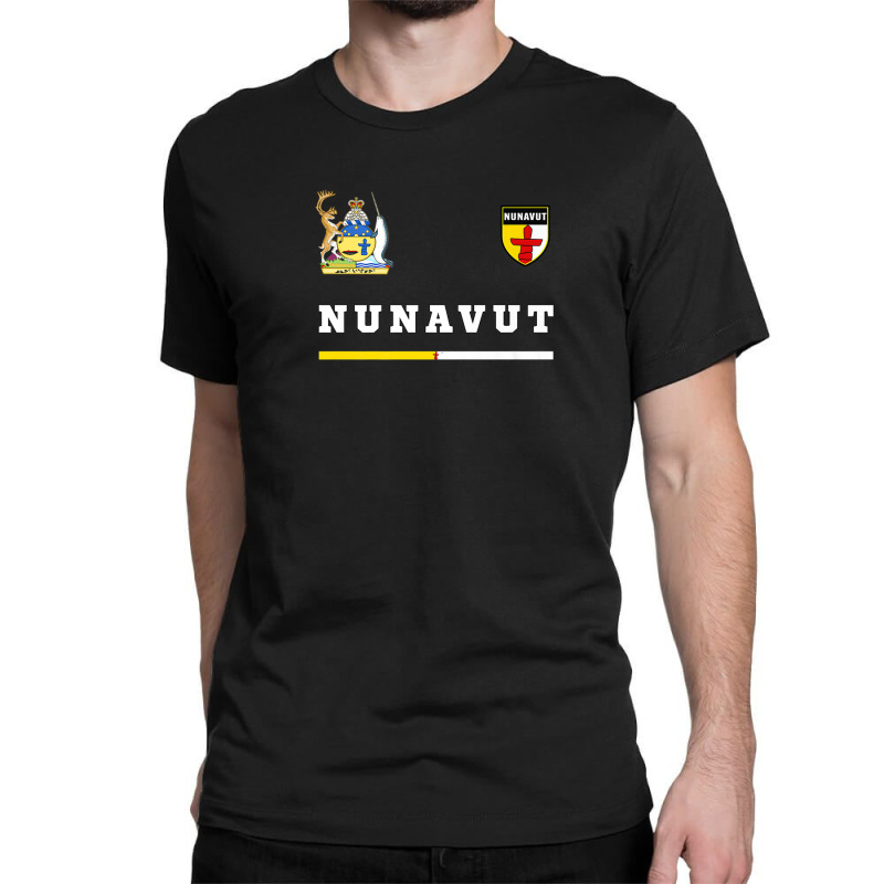 Nunavut Soccer/sports Flag National Pride Gift Classic T-shirt by martiamuracit | Artistshot