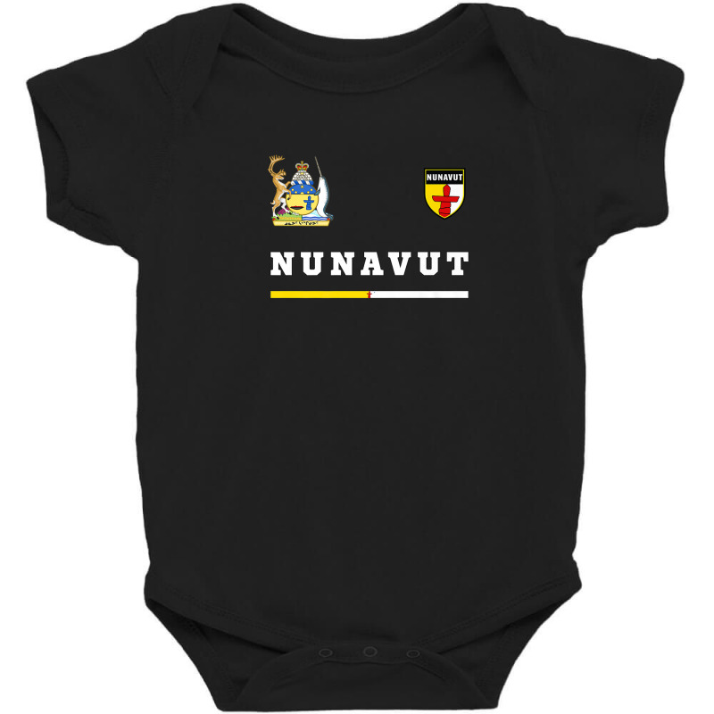 Nunavut Soccer/sports Flag National Pride Gift Baby Bodysuit by martiamuracit | Artistshot