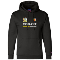 Nunavut Soccer/sports Flag National Pride Gift Champion Hoodie | Artistshot