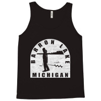 Barron Lake Ice Fishing Michigan Tank Top | Artistshot