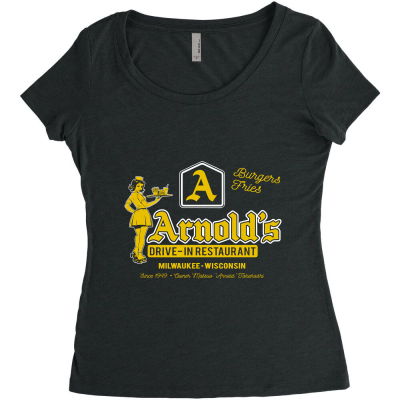 Arnold's Drive In Restaurant Happy Days Women's Triblend Scoop T-shirt by rentsabotage035@gmail.com | Artistshot